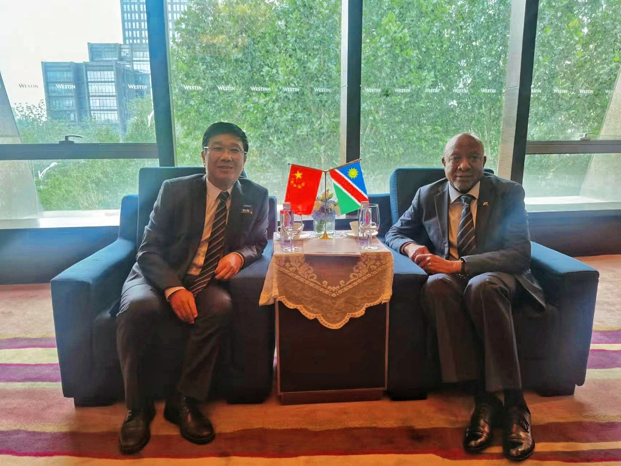 中非合作论坛期间太阳集团tyc资源 董事长王平卫拜会三国总统